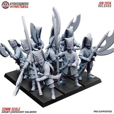 Ottoman Empire Janissary Halberd Unit (10 models) Various Scales Historical War