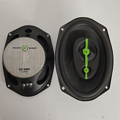 SoundQubed DX-693 6" x 9" 300W Peak 4-Ohm Car Audio Coaxial Speakers (Pair) - Picture 1 of 5
