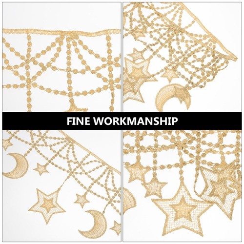 Dress Lace Accessories Star Trim Exquisite Water-soluble Embroidered Decorative - Picture 4 of 12