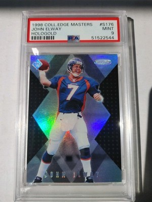 1998 Collectors Edge Holgold John Elway #7/10 Jersey# RARE PSA9