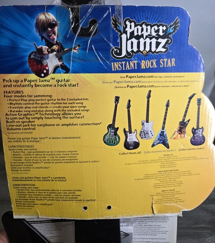 WowWee Paper Jamz Guitar Series 3 Guitar New & Sealed Bonus Songs NEW - Picture 3 of 10