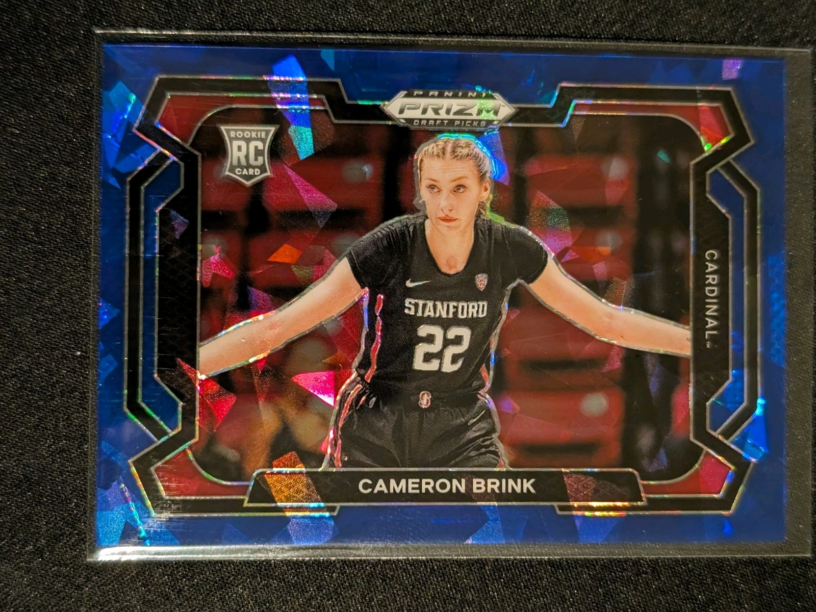 2024-25 Panini Prizm Draft Picks CAMERON BRINK RC #89 VARIATION BLUE ICE /99