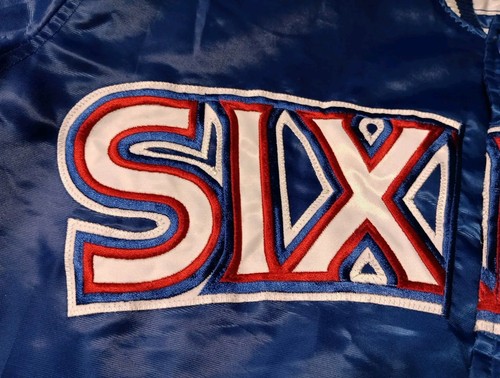 Vintage NBA Philadelphia 76ers Sixers Blue Satin Starter Jacket Size Medium NWOT - Picture 5 of 19
