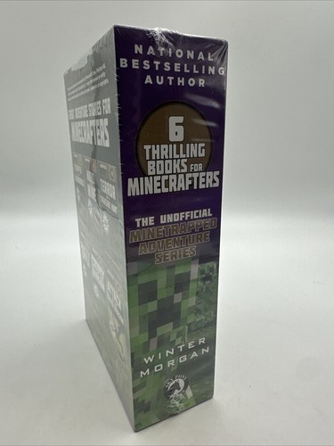 Minecraft Minetrapped Adventure Series Box Set: Six Books Brand New Sealed - Imagen 4 de 4