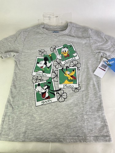 Disney Mickey Mouse Freunde Kurzarm Tee T-Shirt Oberteil Jungen Mädchen Größe 7-8 - Bild 1 von 6