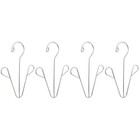  4 stücke Haushalt Edelstahl Schuhe Trocknung Rack Aufhänger Haken Hängender