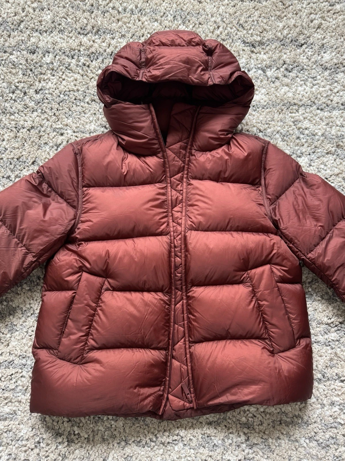 Lululemon Featherweight 900-Down-Fill Puffer Jacket, NWT, ROWD, Size S
