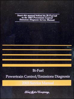 2003 Ford F-150 Bi-Combustible LPG Motor Emisiones Diagnosis Manual Trouble - Imagen 1 de 3