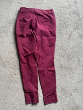Old Navy Pixie Pants Women Size 6 Maroon High Rise Secret Slim Pocke