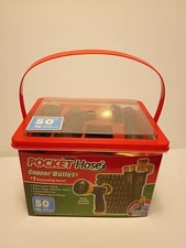 Pocket Hose Copper Bullet Expandable Garden Hose 50 FT Thumb Spray Nozzle