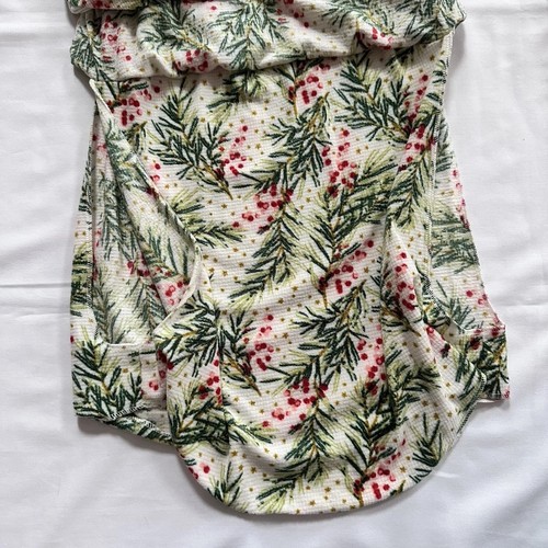 Kindred Bravely Nursing Fleece Pajama Set - Top NWT, Bottoms Used Christmas  M - Picture 4 of 23