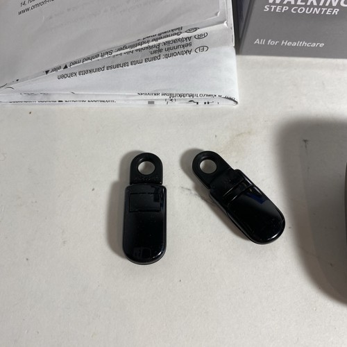 Omron Walking Style IV Black Pedometer Step Counter (HJ-325-EBK) New Battery - Picture 3 of 8
