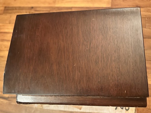 1950s Fisher 80R 80-R Tube Tuner Mahogany Wood Case Cabinet In Original Box - Picture 7 of 8