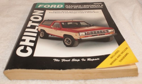 CHILTON FORD RANGER/BRONCO II 1983-90 REPAIR AUTO MANUAL #26686 - Bild 6 von 6