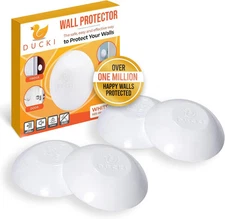 Ducki Wall Protectors -4 Pack White- Self Original - 2" (4 Pack), White 