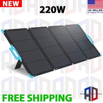 Renogy E.FLEX 220W Portable Solar Suitcase Foldable Solar Panel Off Grid Camping