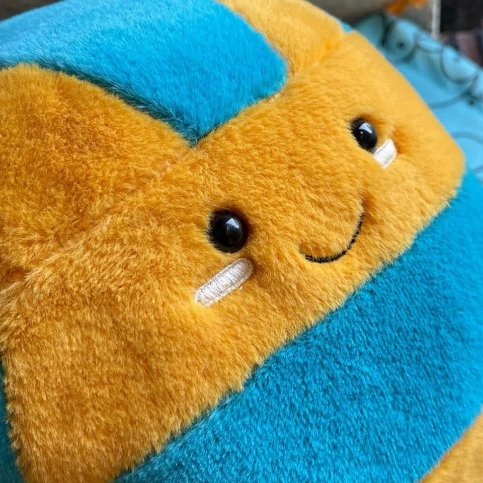 Jellycat 11.8 in Cute Amuseables Sports Beach Volley Stuffed Plush Toys Gift - Image 3 of 4