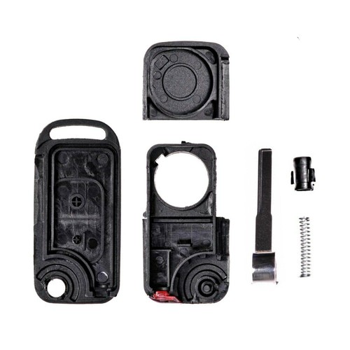 2x Ersatz Klappschlüssel Gehäuse für Mercedes 2-Tasten Fernbedienung KS04NO HU64 - Picture 4 of 5