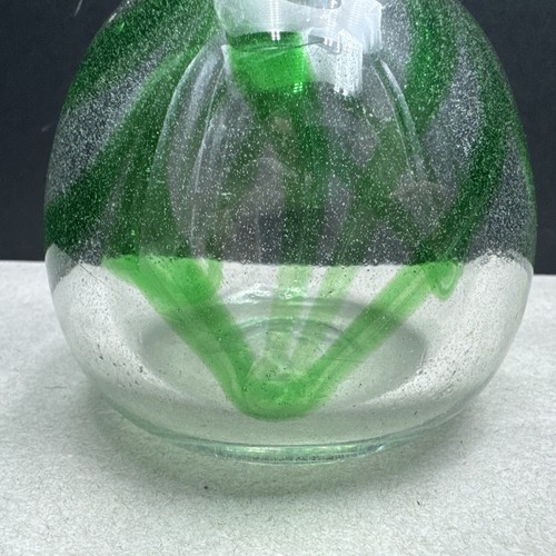 Frühe Brian Lonsway signierte mundgeblasene Studio Art 5,75" große Glasvase 1973 - Bild 5 von 13