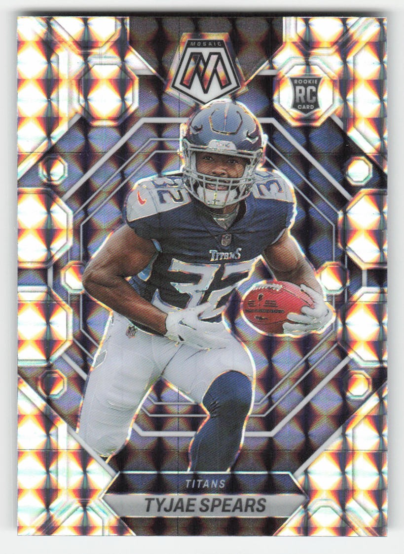 Tyjae Spears 2023 Panini Mosaic Mosaic RC #369