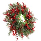 2 Pcs Small Decor Wreath Xmas Christmas Door Decoration Winter Front for