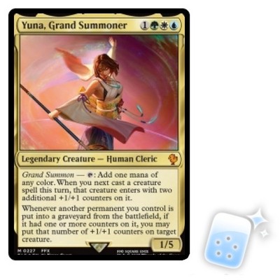 YUNA, GRAND SUMMONER Final Fantasy Commander Magic MTG MINT