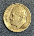 1950 S Roosevelt Dime KEY DATE - 90% Silver - Low Mintage - Scarce Date