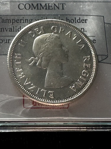 1957   Coin Mart  Graded Canadian,  ¢25  Cent, **MS-64**