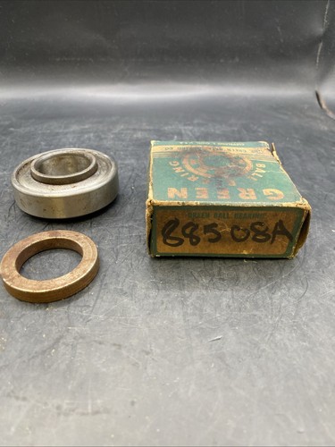 NOS GREEN BALL BEARING 88508A DRIVE SHAFT SUPPORT REAR ONLY FREE SHIPPING!!! - 第 1/2 張圖片