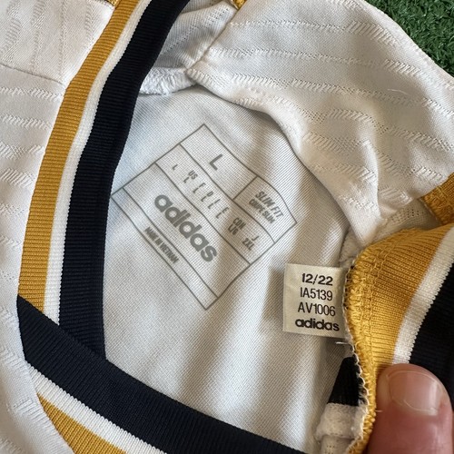 Adidas Real Madrid #5 Bellingham 2023/24 Home Authentic Fußball Trikot (L) - Bild 7 von 7