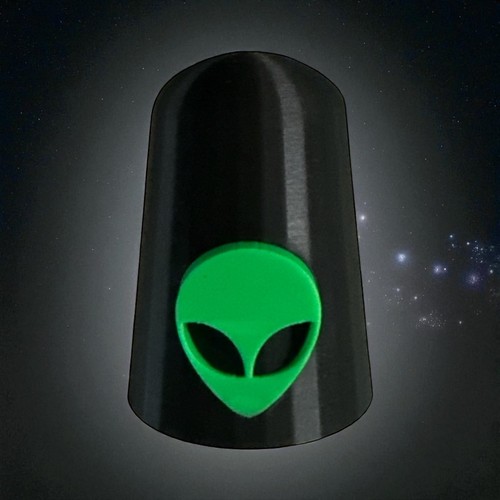 Lava Lamp Replacement Cap Top Alien Black Green - Picture 2 of 6