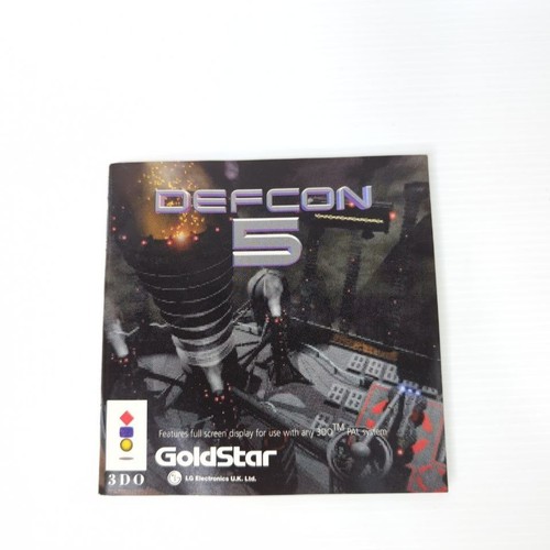 Defcon 5 3DO gioco RARO Big Box Complete with Manual - Tested - Foto 3 di 9