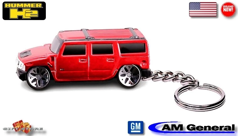 🎁🎄🎅 🆕 RARE KEY CHAIN RED BLACK HUMMER H2 4X4 CUSTOM Ltd Ed. 💕GREAT GIFT💕🎁 - Image 3 of 4