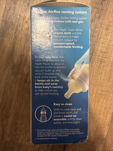 Philips Avent Anti-Colic Bottle Baby 9oz - Picture 4 of 4