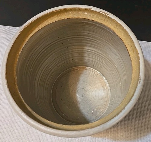 Studio Art Pottery Large Cookie Jar Whimsical Playful Hippo Cookies Signed Vtg  - Picture 10 of 17