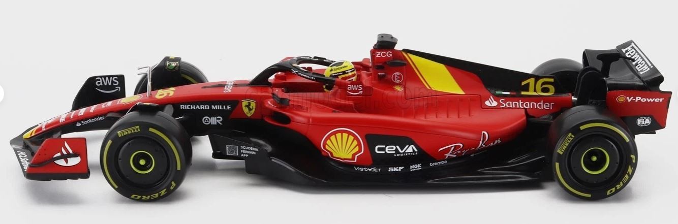 Ferrari F23 F1 Burago 1/18 miniature d'exception de collection Charles Leclerc #16