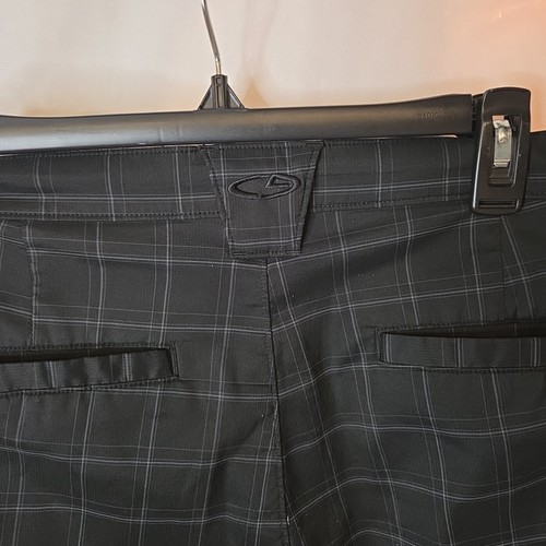 Champion Men's 32 Duo Dry Golf 10" Shorts Black Grid Polyester/Spandex - Picture 3 of 5