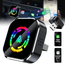 Wireless Carplay Adapter for iPhone,Mini Adapter for Car with Wired CarPlay US