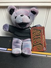 Jerry Garcia Grateful Dead Bean Bear Cubs Purple Plush Liquid Blue 1998 Vintage