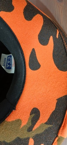 Bollman Orange Camo Full Brim Cowboy Size Medium 22.5" diameter  - Picture 15 of 24