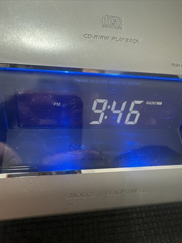 Y2K Sony Dream Machine ICF-CD7000 | AM/FM | CD | Reloj despertador | Totalmente probado | - Imagen 2 de 7