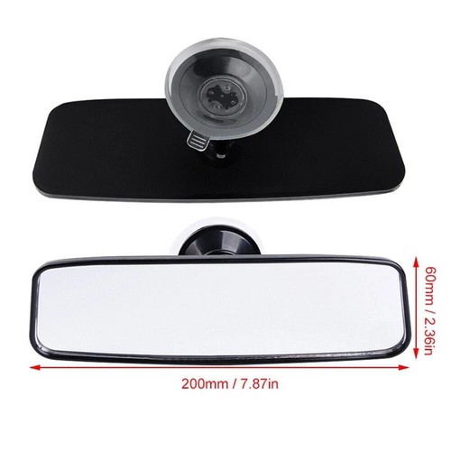 Rear View Interior Car Mirror Suction Cup Wide Angle Instructor Safety Universal - Picture 12 of 12