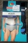 Fruit of the Loom 4-Pair Mens Brief Underwear Breathable Mesh Cotton Cooling XL