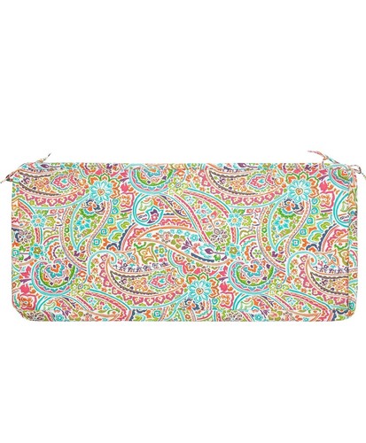 Outdoor Cushion Covers,42" x 18" x 3", No Insert! 18" x 42" Melora Paisley