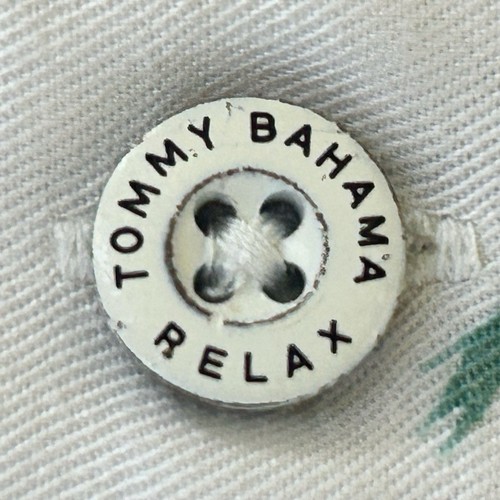 Tommy Bahama Para Hombre Ajuste Hula Niña Abotonado Mangas Cortas Bolsillos Talla XL - Imagen 8 de 9