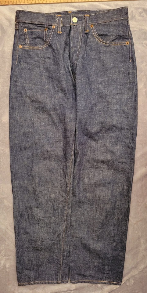 Rugged Bronson 66801 Raw Selvedge Denim Jeans 32x29 Reno Nevada Retro Work Fade - Image 2 of 4