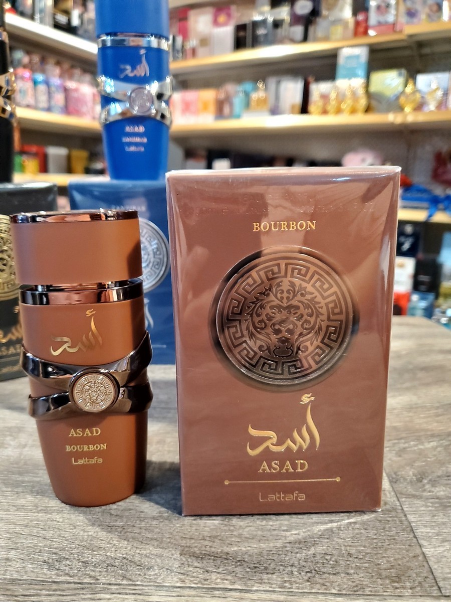 Asad Bourbon Lattafa Men 3.4FL O.Z (100 ML ORIGINAL De