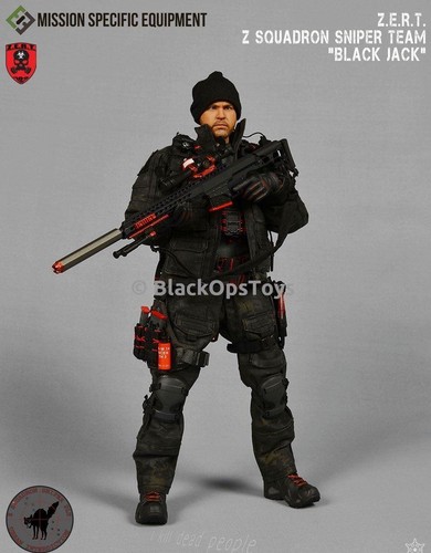 1/6 scale ZERT Z Squadron Urban Sniper "Black Jack" - MINT IN BOX - Picture 22 of 24