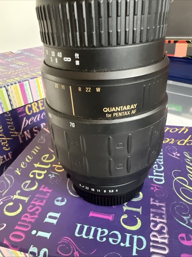 Quantaray Lens 70-300MM F4-5.6 LDO Macro Lens TESTED & WORKS For Pentax AF - Picture 4 of 11