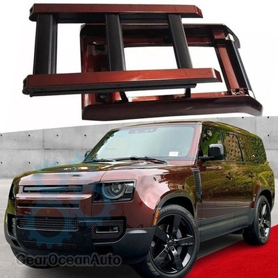1PS Foldable Side Step Ladder for LR Defender 130 2020-2025 Sedona Red Brand New